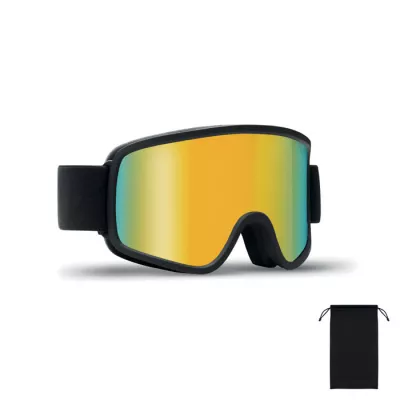 Gogle narciarskie UV400 lustrzane NISEKO - Pomaranczowy (MO3194-10)