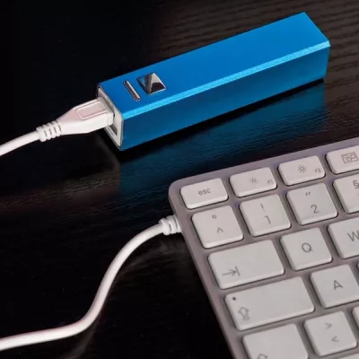 Power bank 2200 mAh PORT HOPE - niebieski (302904)