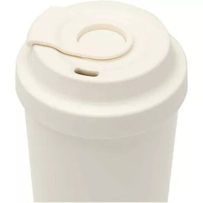 Kubek termiczny Hampton o pojemności 480 ml, wykonany ze stali nierdzewnej z recyklingu z certyfikacją RCS, z podwójnymi ścia - Kramowy (10095601)