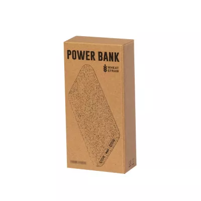 Power bank 20000 mAh ze słomy pszenicznej - neutralny (V2016-00)