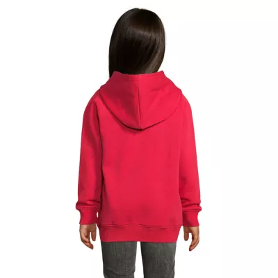 Bluza dziecięca z kapturem Sol's STELLAR KIDS - Czerwony (S03576-RD)