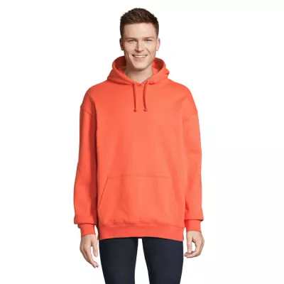 Bluza unisex z kapturem 280 g/m² Sol's CONDOR - Pop Orange (S03815-PO)