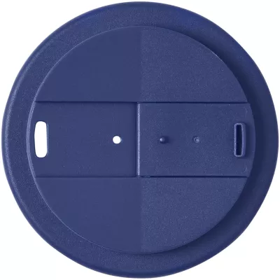 Americano® 350 ml tumbler with spill-proof lid - Biały-Niebieski (21069501)