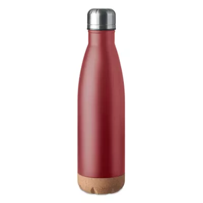 Butelka termiczna z korkową podstawą 500 ml ASPEN CORK - Burgund (MO6313-02)