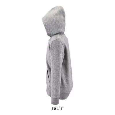Bluza dziecięca z kapturem 260 g/m² Sol's STONE KIDS - Szary Melanż 2 (S02092-GY)