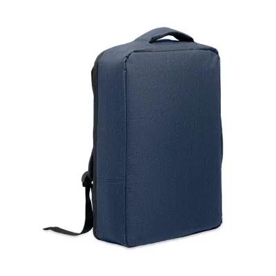 Plecak na laptop 15" z RPET LAUGAR - Francuski Granat (MO2305-85)