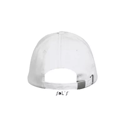 Czapka z daszkiem 5-panelowa 260 g/m² Sol's LONG BEACH - Bialy (S00594-WH)
