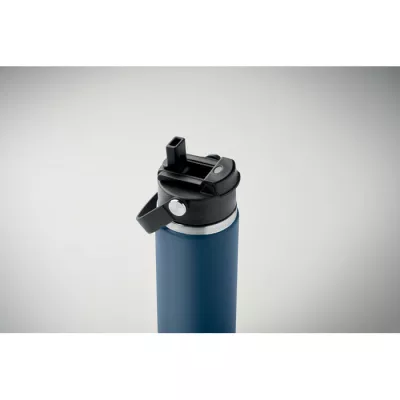 Butelka termiczna ze słomką 500 ml SUMA GRIP - Francuski Granat (MO2775-85)