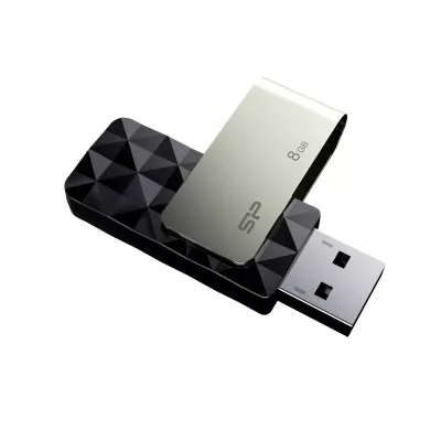 Pendrive Blaze B30, 8GB 3.1 Silicon Power - czarny (EG814003 8GB)