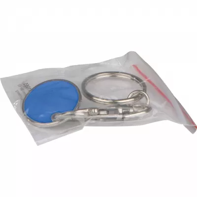 Brelok z żetonem NELLIE - niebieski (9047704)