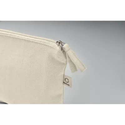Kosmetyczka z bawełny z recyklingu 320 g/m² ELNAS - Bezowy (MO2274-13)
