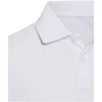 Beryl naturalna koszulka polo z recyklingu z krótkim rękawem, unisex, o gramaturze 220 g/m² - Biały (39558-WHITE)