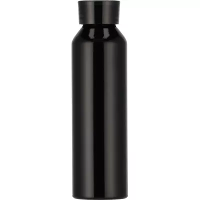 Butelka z aluminium z recyklingu CORK 600 ml - czarny (424703)