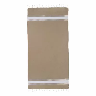 Cancun ręcznik plażowy z recyklingowanej bawełny - naturalny-a (AP800607-00)