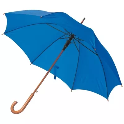 Parasol automatyczny drewniany Ø105 cm NANCY - niebieski (513104)