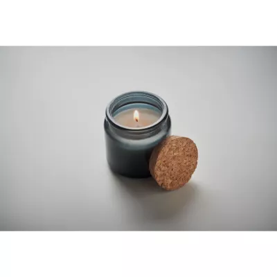 Świeca zapachowa wanilia z korkową pokrywką 70 g VALO - Francuski Granat (MO2707-85)