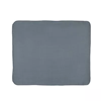 Koc polarowy 120 x 150 cm w pokrowcu - szary (P459.062)