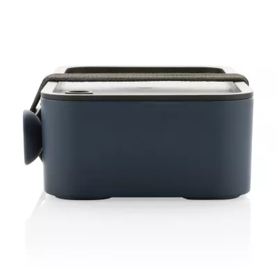 Pudełko śniadaniowe 1,2 L RPP, łyżkowidelec - navy (P269.055)