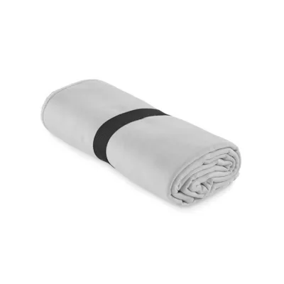 Ręcznik plażowy z mikrofibry 80x160 cm 200 g/m² WAXOFF - Szary (MO2583-07)