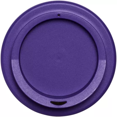 Kubek termiczny z serii Americano® o pojemności 350 ml z uchwytem - Biały-Fioletowy (21000213)