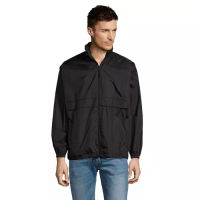 Kurtka wiatrówka unisex wodoodporna Sol's SURF - Czarny (S32000-BK)