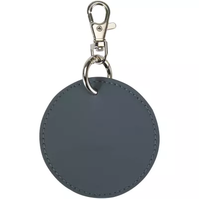 Resi Plus brelok z okrągłą zawieszką z recyklingowanego materiału z certyfikatem GRS  - Hale Blue (13014055)