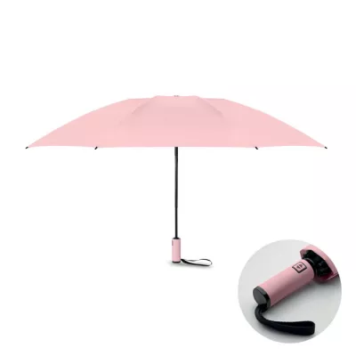 Parasol odwrotny składany 23" z RPET AGUMBE - Dziecięcy Róż (MO2925-11)