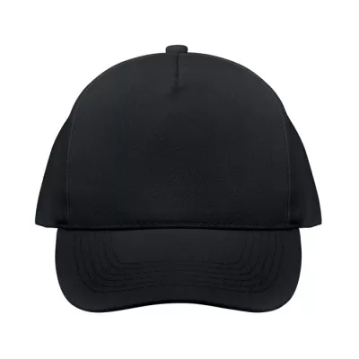 Czapka z daszkiem organiczna 250 g/m² BICCA CAP - Czarny (MO6432-03)