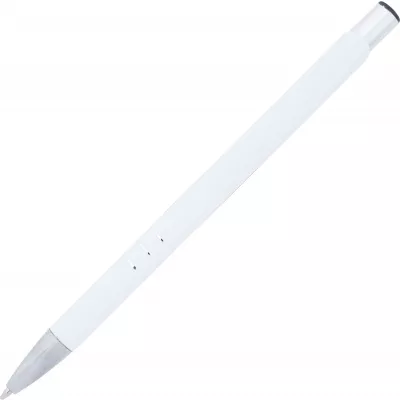 Długopis metalowy soft touch NEW JERSEY - biały (055506)