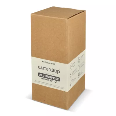 Termiczna butelka uniwersalna Waterdrop z ustnikiem 600 ml - niebieskoszary (LT47000-N0065)