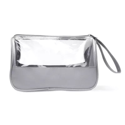 Kosmetyczka podróżna z poliestru 600D PLAS - Szary (MO8334-07)