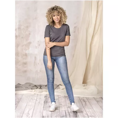 Damska koszulka organiczna Azurite z krótkim rękawem z certyfikatem GOTS - Czarny (37507-BLACK)