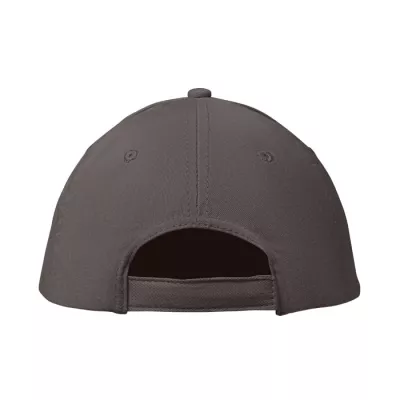 Czapka z daszkiem bawełniana 160 g/m² BASIE APOLLO - Kamienny Szary (MO8834-15)