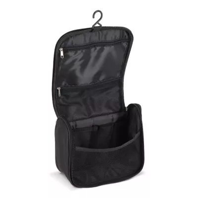 Torba podróżna na kosmetyki rPET 300D Kora - czarny (LT95396-N0002)