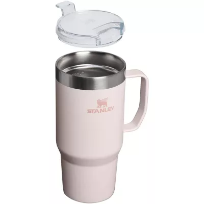 Termoizolowany kubek Stanley Everyday Suburban o pojemności 710 ml, wykonany z recyklingowanej stali nierdzewnej  - Jasnoróżowy (10098540)