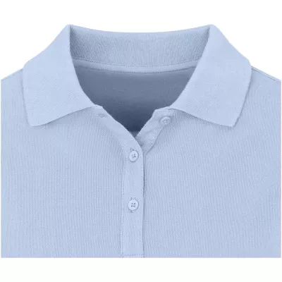 Damskie polo Oakville z długim rękawem - Niebieski mgła (38087-MISTBLUE)