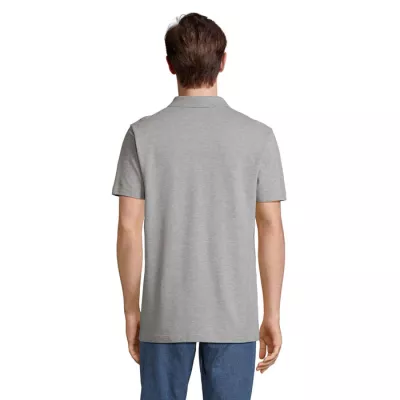 Koszulka polo unisex z czesanej bawełny Sol's PULSE - Szary Melanż 2 (S04502-GY)