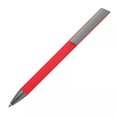 Długopis aluminiowy z dużym klipsem SOUTHAMPTON - czerwony (556005)