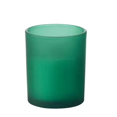 Świeca zapachowa wanilia w szkle 80 g KIVAS WOOD - Zielony (MO2708-09)