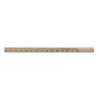 Ołówek stolarski z linijką 14 cm MADEROS - Drewna (MO8686-40)