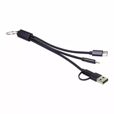 Rafob brelok kabel ładujący USB - ciemno niebieski (AP864127-06A)