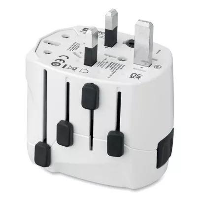 Adapter podróżny 3-biegunowy Skross PRO 3-POLE - Bialy (MO2982-06)