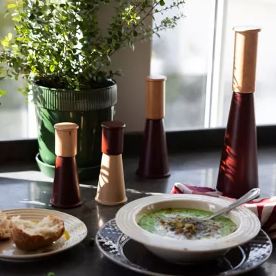 Sagaform Gurken Młynek do soli lub pieprzu, duży, 32 cm - ciemnoczerwony (LT52262-N0020)