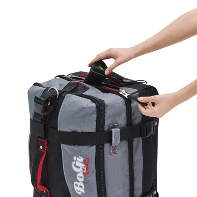 Torba podróżna na kółkach BoGi S - czarny, szary (56-2250711)