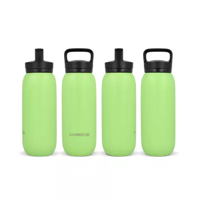 Termiczna butelka uniwersalna Waterdrop z ustnikiem 600 ml - jasnozielony (LT47000-N0032)