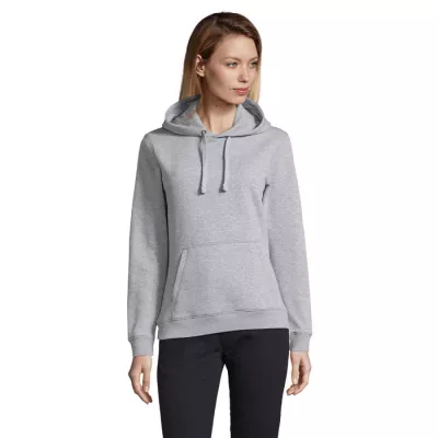 Bluza damska z kapturem 280 g/m² Sol's SPENCER WOMEN - Szary Melanż 2 (S03103-GY)