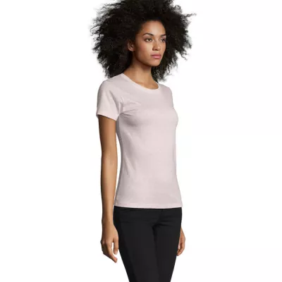 Koszulka damska 150 g/m² Sol's REGENT FIT WOMEN - Heather Pink (S02758-HP)