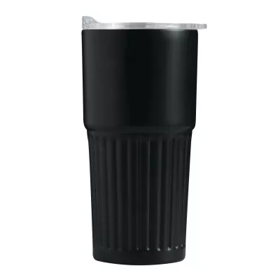 Próżniowy kubek 600 ml WAVE LINE - czarny (56-0304713)