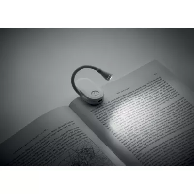 Lampka LED do książki z akumulatorem SCENE REPLA - Bialy (MO3241-06)
