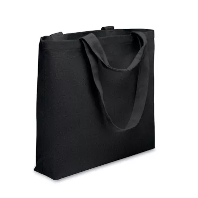 Torba plażowa z recyklingu 320 g/m² MALDI BEACH - Czarny (MO2485-03)